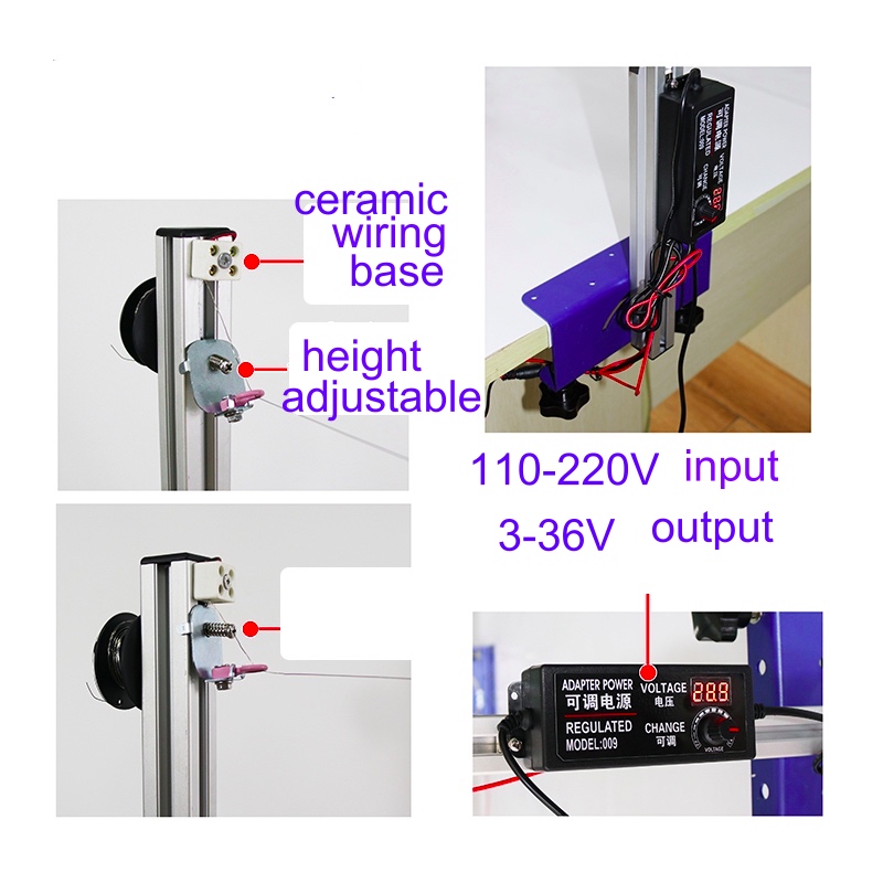 Горизонтальный настольный стан – обзор и цена Hot Wire Foam Cutting Table Machine