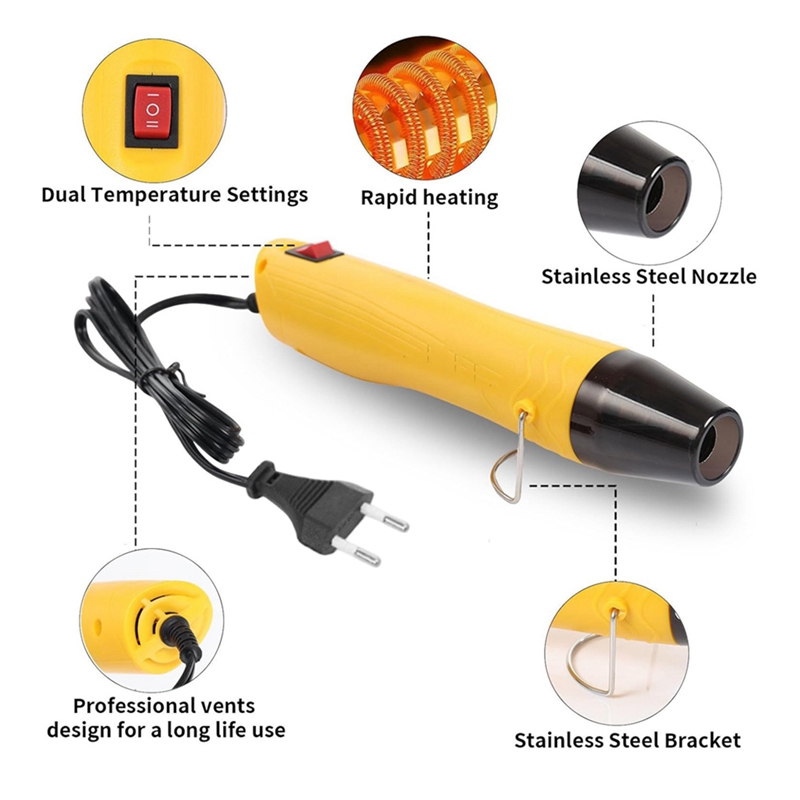 Термофен DT16 350 Вт для рукод – обзор и цена Craft Heat Gun Dual Temperature Shrink